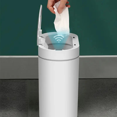 8L/15L Smart Sensor Trash Can Electronic Automatic Household Bathroom Toilet Waterproof Narrow Seam Sensor Bin