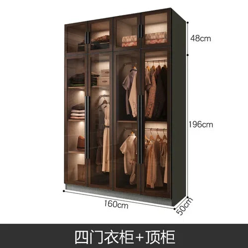 Design Living Room Closet Storage Box Indoor Black Hotel Indoor Display Cabinet Creative Wood Meuble Chambre Furniture Bedroom