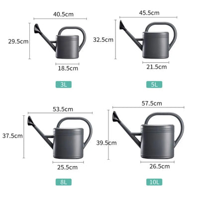 Comfortable Handle Long Spout Watering Can Long Spout Long Nozzle Garden Watering Pot 3L/5L/8L/10L Large Capacity