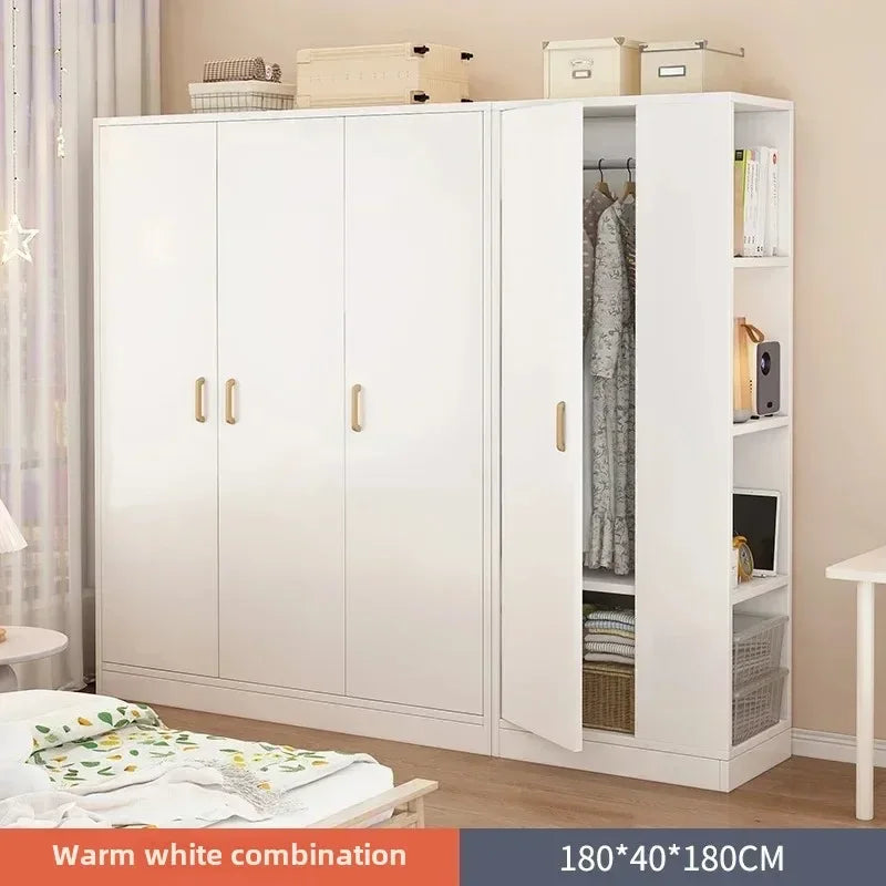 Wood Wardrobes Multifunction Storage Bedroom Designer Cupboard Clothes Drawer Vestidores Furniture