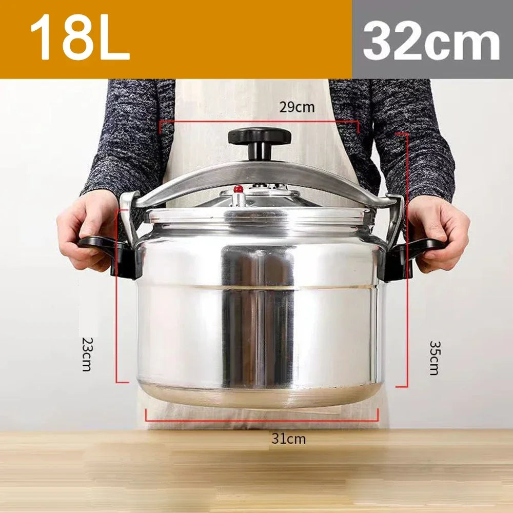 Commercial Large Capacity Pressure Cooker, Stew Pot, Kitchen Cookware, Safety Pan, Induction Cooker, 9-60L