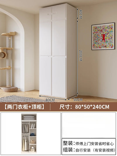 Modern Manmade Board Organizer Wardrobe Storage Minimalist Wardrobe Open Closets Bedroom Shelves Guarda Roupa Bedroom Furniture