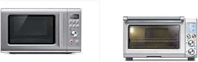 Microwave Ovens, Compact Wave Soft Close Microwave BMO650SIL, Silver, Microwave Ovens