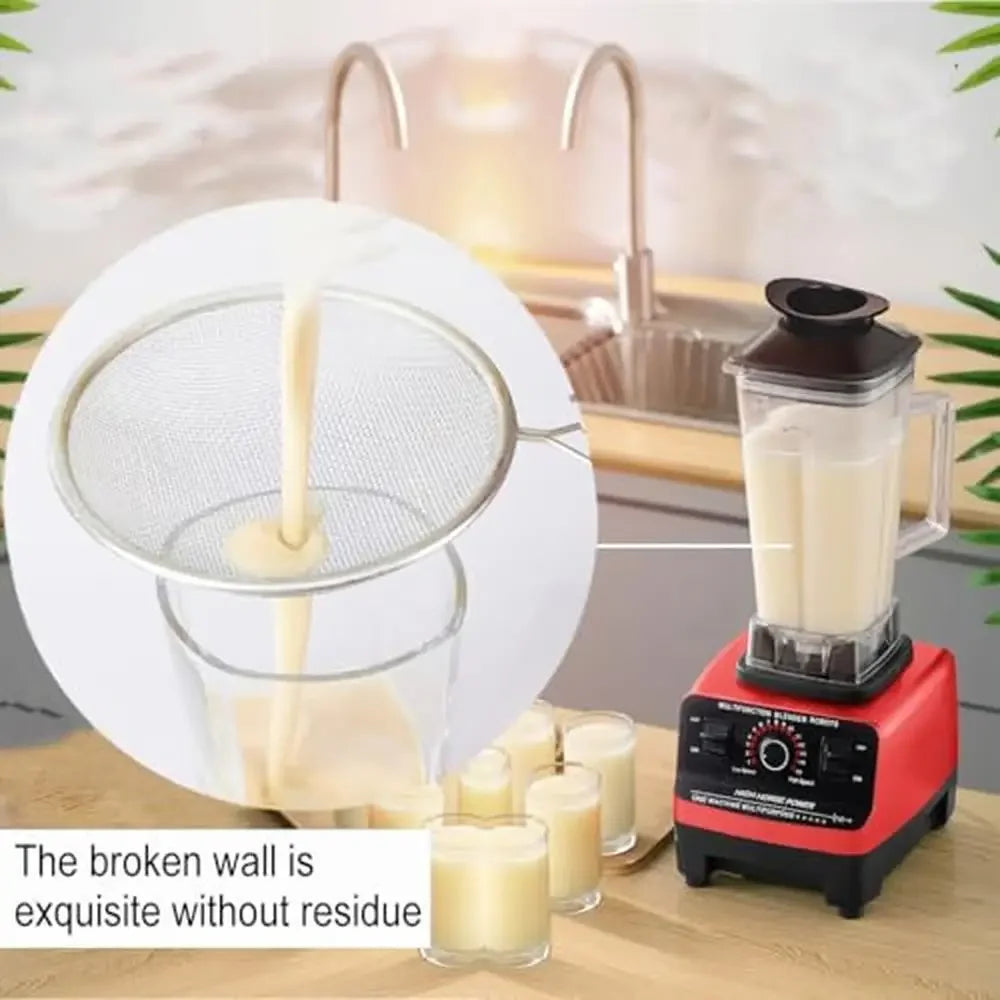 Powerful 1500W Blender 2 in 1 Professional Countertop Processor Smoothies Shakes Ice Commercial Grade 70oz Capacity Multi-Speed