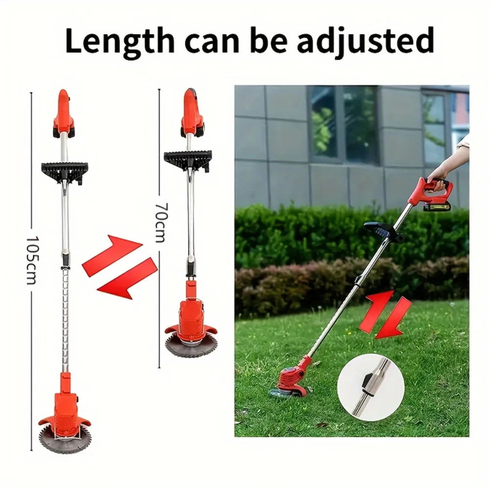 3-in-1 Cordless Lawn Mower/Edger, 20V Edge Trimmer Match For Lawn, Yard and Garden, Christmas Gift