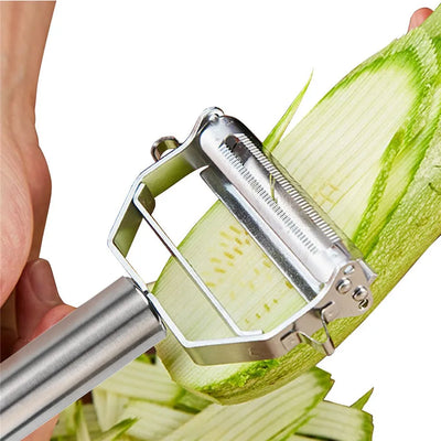 Multi Function Kitchen Gadgets, Vegetable Tools, 304 Stainless Steel, Potato Radish Cutter, Scraping Peeler