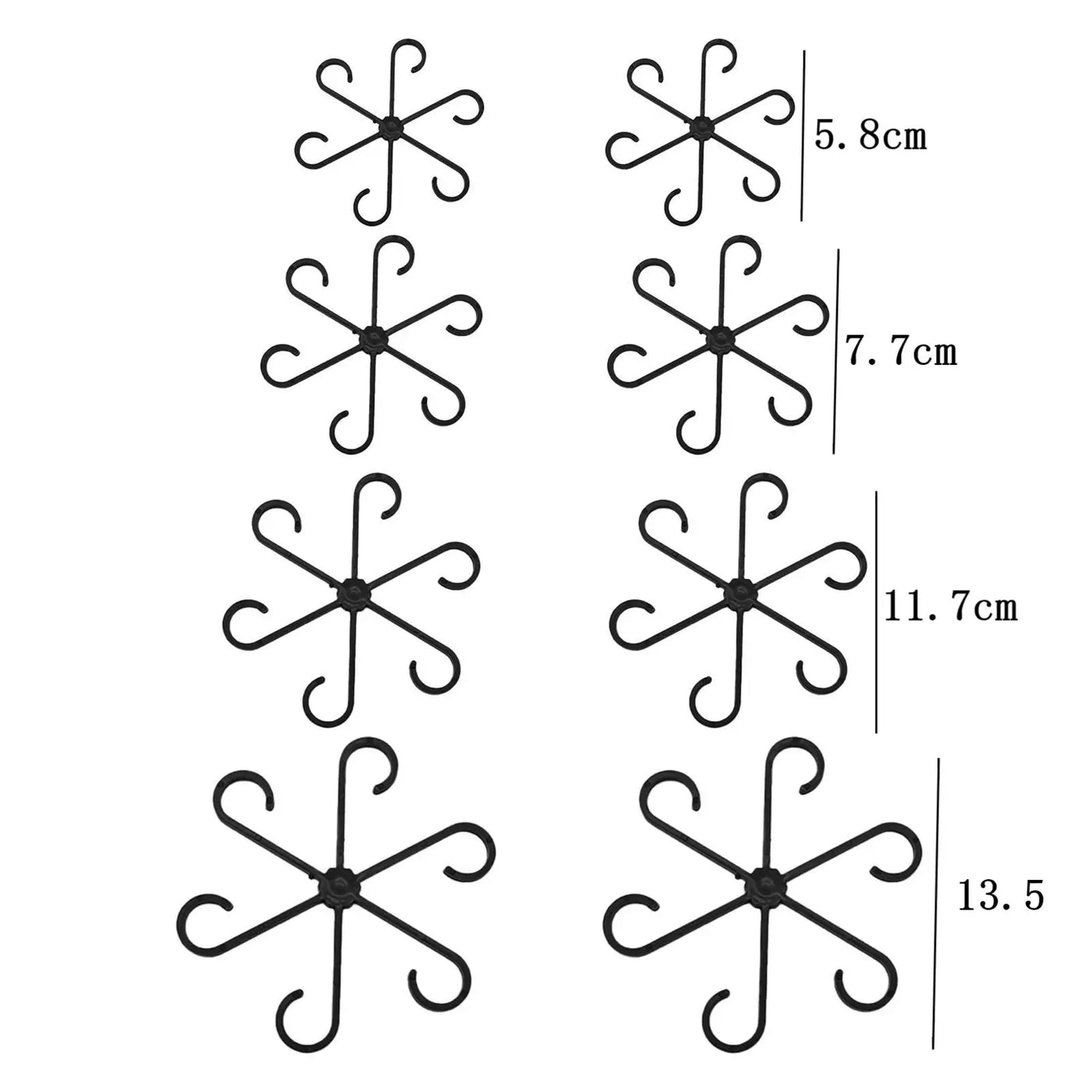 4/8/12Pcs Plant Stem Support Clips Reusable Secured Plant Clips Home and Garden Plastic Vine Support Clamps Plants Accessories