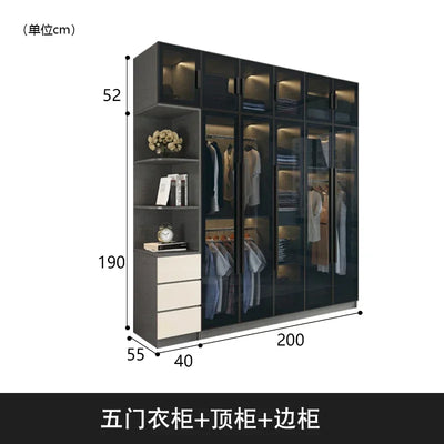 Modern Wardrobe Underwear Design Living Room Cafe Bar Corner Multifunctional Drawer Closet Salon Guardaropa Wooden Furniture