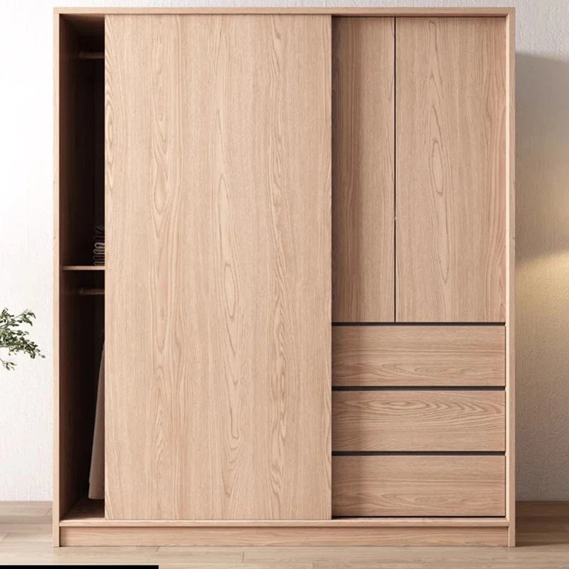 Wooden Luxury Wardrobes Modern Clothes Storage Organizer Wardrobes Apartment Display Mueble Para Colgar Ropa Furniture Bedroom