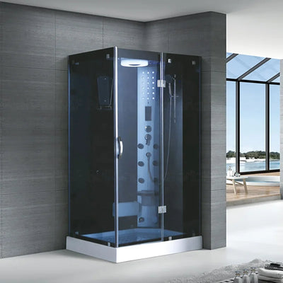 Integrated Hydro Massage Shower Cabin 2 Person Square Sauna And Steam Combined Room