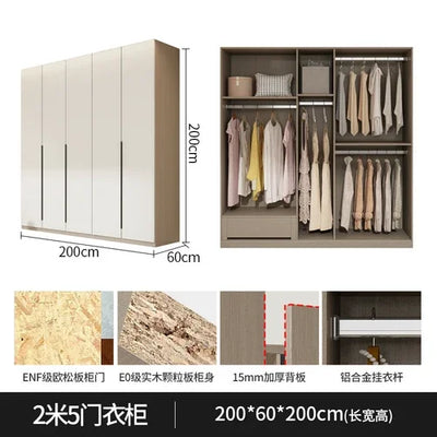 Organizer Underwear Wardrobe Luxury Doors Open Closets Room Wardrobes Storage Modern Ropero Armable De Ropa Bedroom Furniture