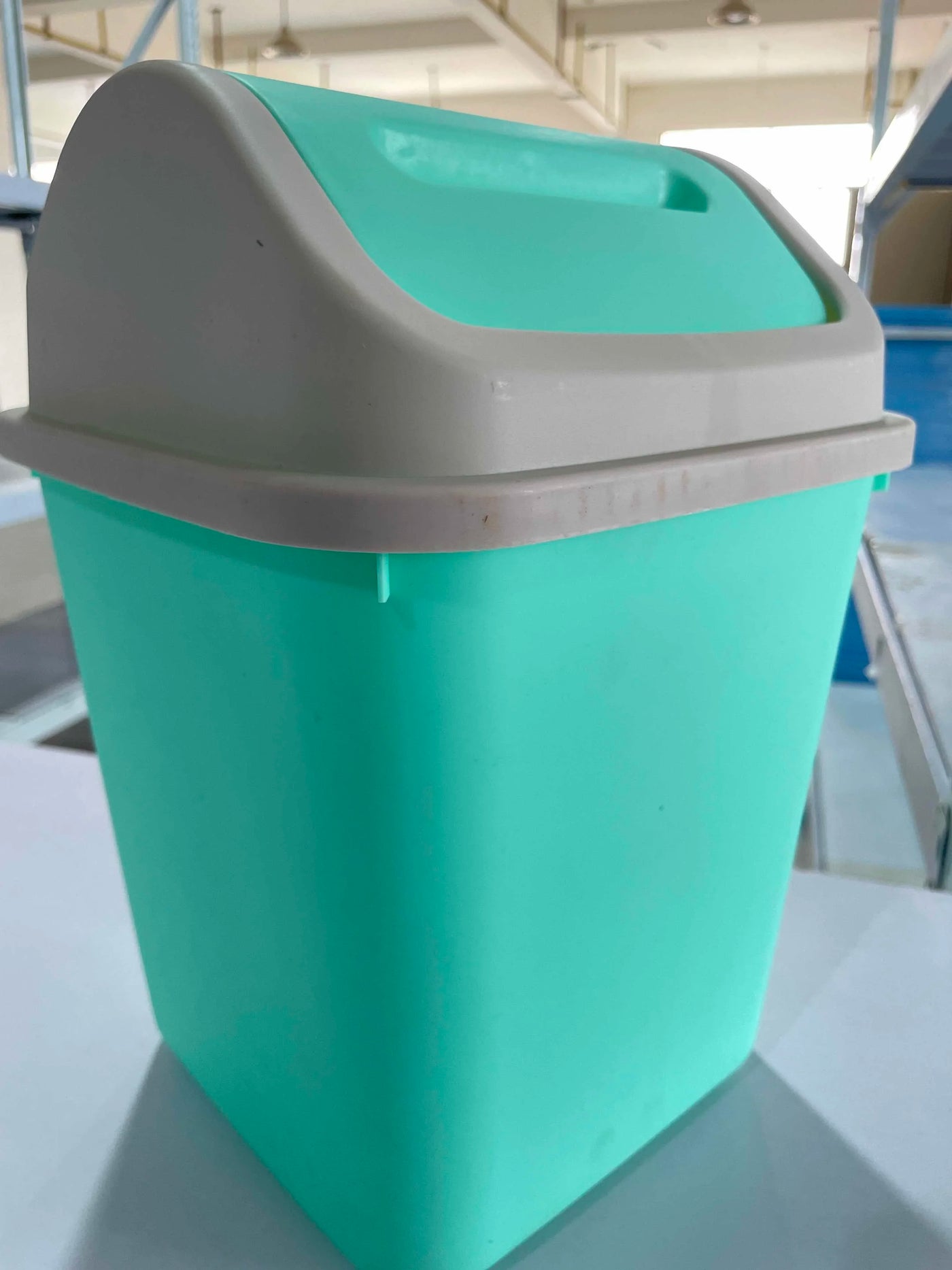 Plastic Swing Lid Classified Bin Home Rubbish Waste Dustbin Kitchen Paper Wastebasket Trash Can