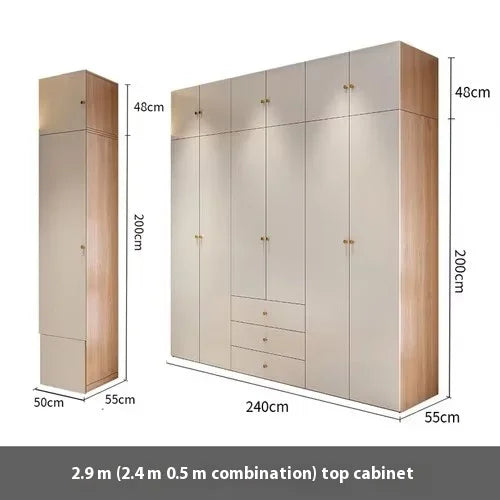 Bedroom European New Wardrobe Luxury Modern Luxury Large Clothes Storage Wardrobe Portable Nordic Guarda Roupa Unique Furniture