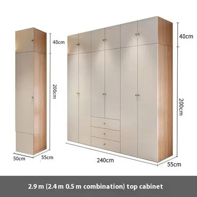 Bedroom European New Wardrobe Luxury Modern Luxury Large Clothes Storage Wardrobe Portable Nordic Guarda Roupa Unique Furniture