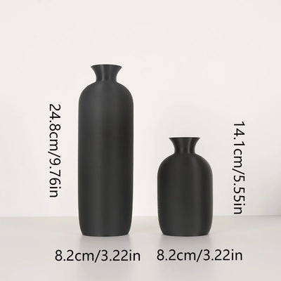 1 PC Nordic minimalist style vase, black and white classic, creative design, home decoration vase combination