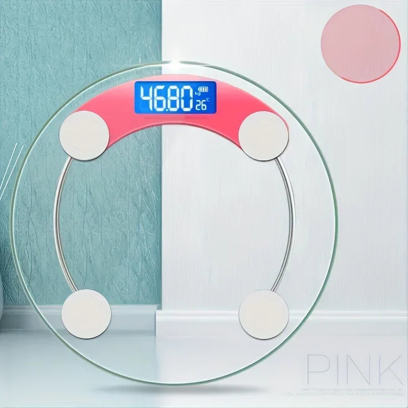 Precision Weight Tracking up to 180kg Modern Design with User-Friendly LCD Display High-Definition Digital Bathroom Scales