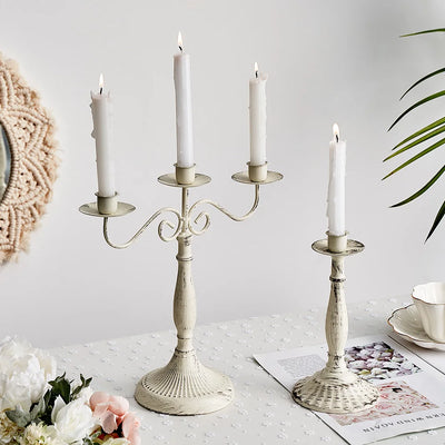 Nordic Style Metal Candle Holder Candlestick Centerpieces Road Lead Candelabra Centerpieces Wedding Christmas Decor Love Gift