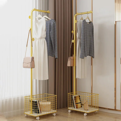 Stand Coat Rack Clothes Hangers Modern Hallway Nordic Bags Design Coat Rack Decorative Golden Ripiano Home Furniture YYY30XP