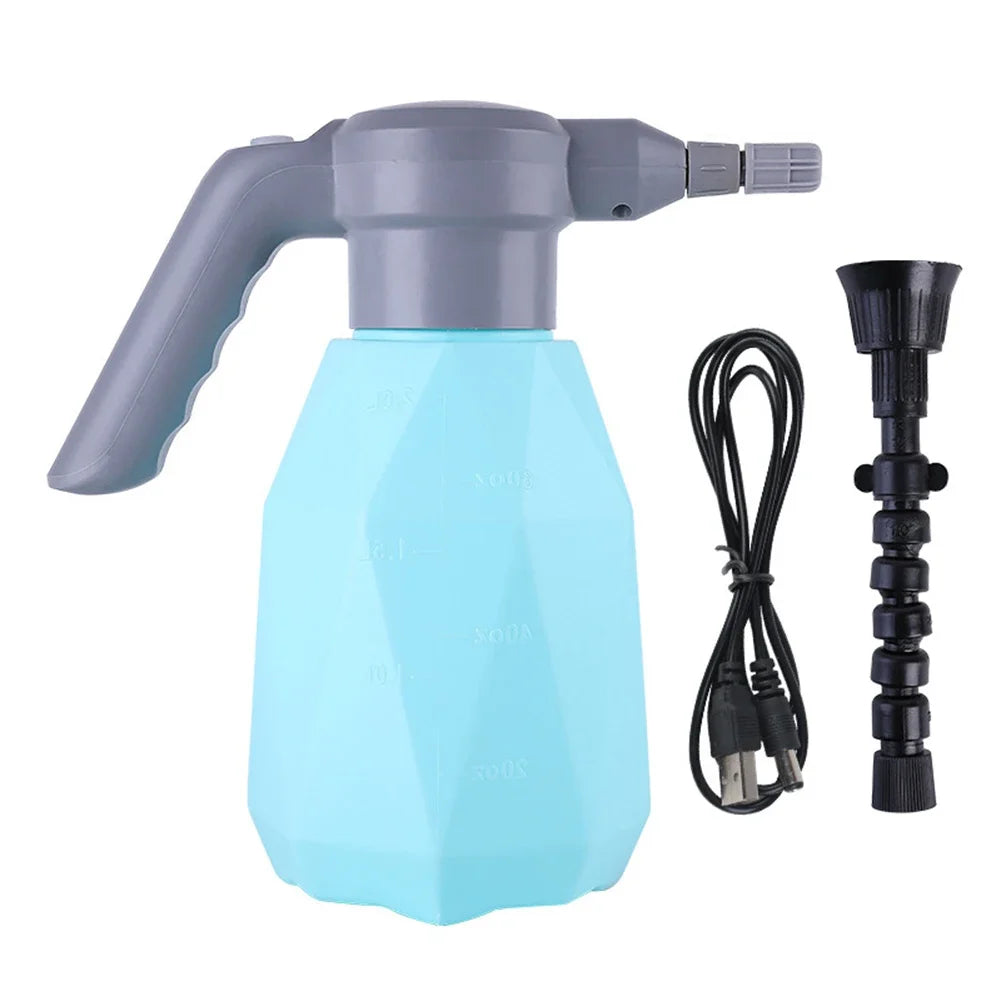 2L Electric Sprayer Plant Spray Bottle Automatic Watering Fogger USB Sanitizing Sprayer Hand Watering Machine Plants Garden Tool