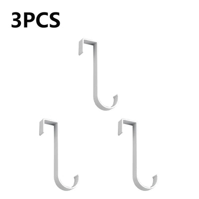 Towel Clothes Coat Hanger Corrosion Resistant Cabinet Cupboard Hook Z Shape Back Cabinet Door Hook for Towel Cloth Bags Sundries