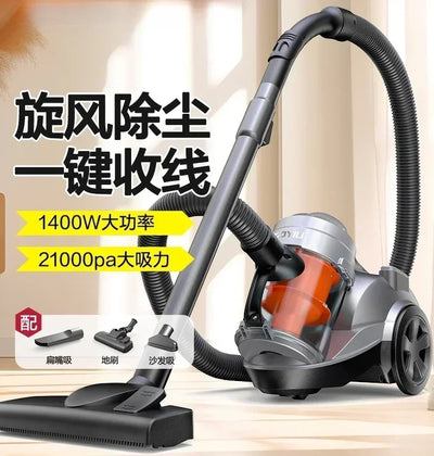 Vacuum Cleaner - Household Large Suction Small, High Power Cat Hair Suction, Light Sound Industrial Vacuum Cleaner, Wired Pet.