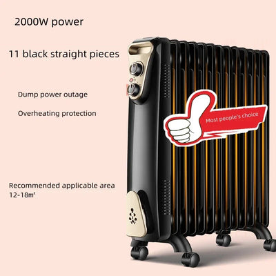 Electric heater electric heating oil tin tablets power-saving mute oil tin convection electric heating air  heater