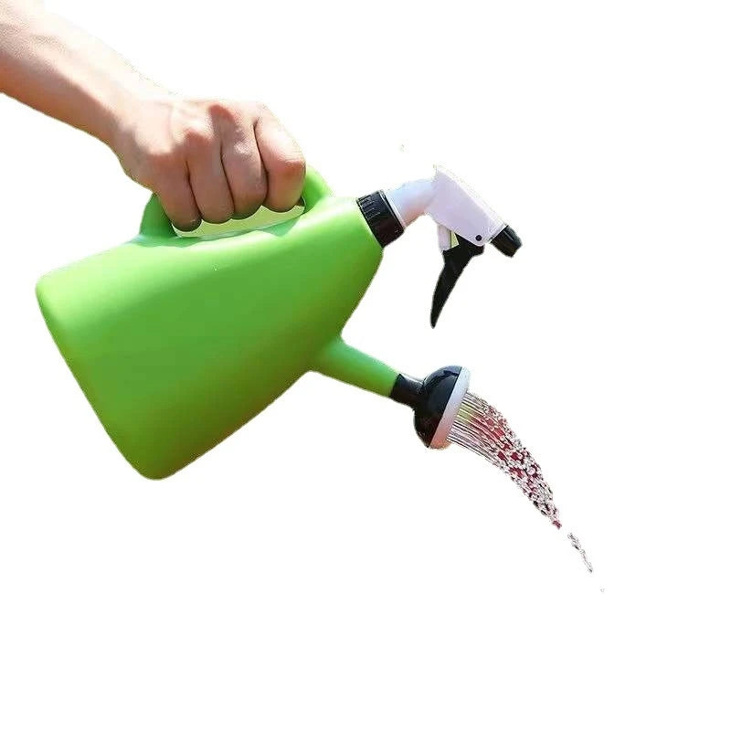 Sprayer 1L Water Kettle Watering Can Indoor Garden Plants Pressure 2 In 1 Plastic Spray Adjustable