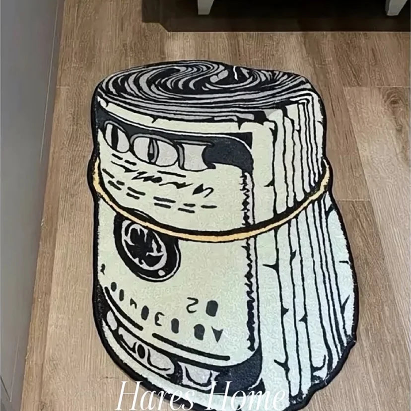 Creative dollar anti-cashmere carpet bathroom bathroom floor mat carpet water absorption non-slip  kitchen mats for floor