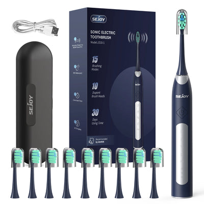 SEJOY Sonic Electric Toothbrush  JS10  Oral Cleaning Personal Care Appliances 5 Modes Smart Rechargeable Automatic Toothbrush