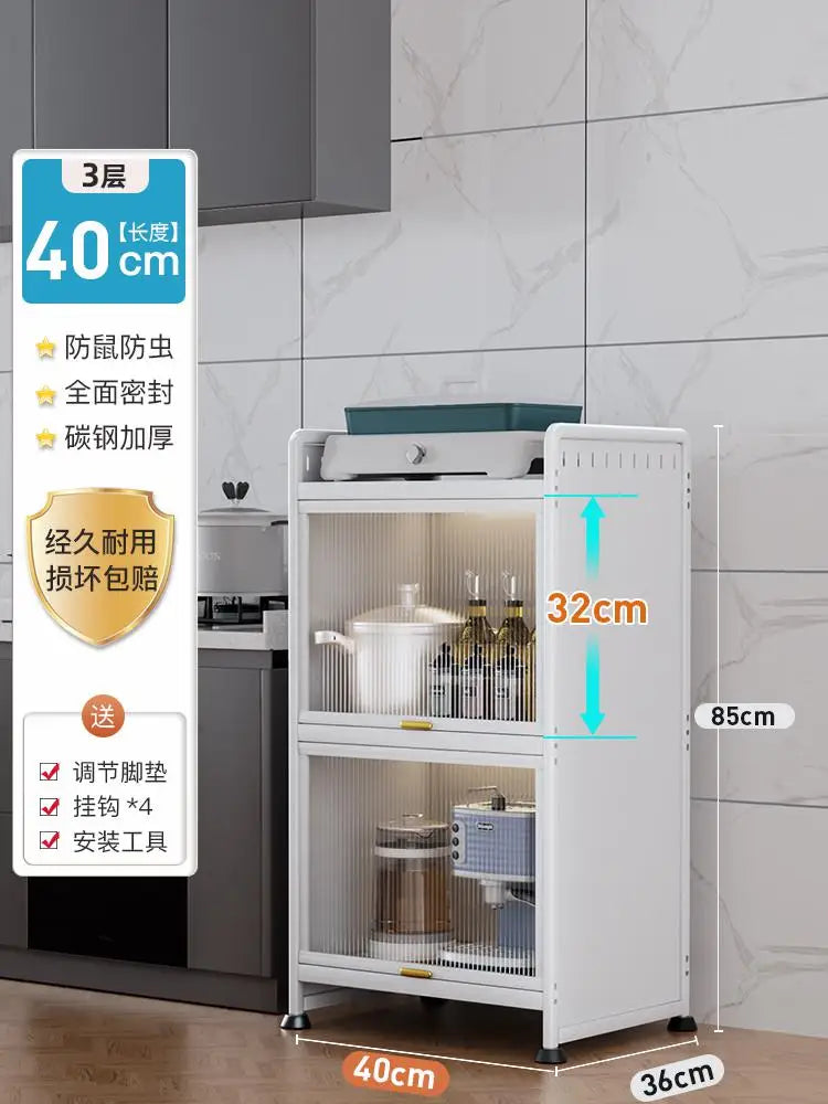 Kitchen Storage Rack Multi-functional Gap Storage Cabinet Multi-layer Storage Cabinet Gap Side Storage Cabinet Cupboard