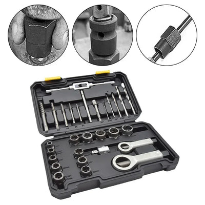 Ratchet Socket Wrench Set Car Repair Tool Ratchet Torque Wrench Combos Kit 1/4 3/8 1/2 Ratchet Spanner Screwdriver Bits Tool