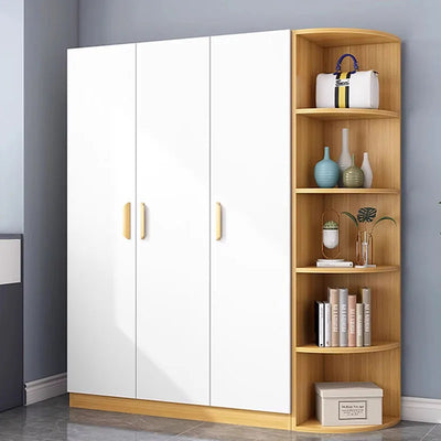 Luxury White Wardrobes Storage Hanging Room Organization Wardrobe Bedroom Wooden Ropero Armable De Ropa Home Furniture