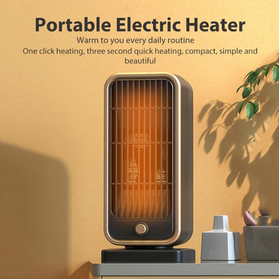 500W Portable Electric Heater PTC Hot Warm Air Blower Quick Heating For Home Room Heating Stoves Constant Temperature Fan Heater