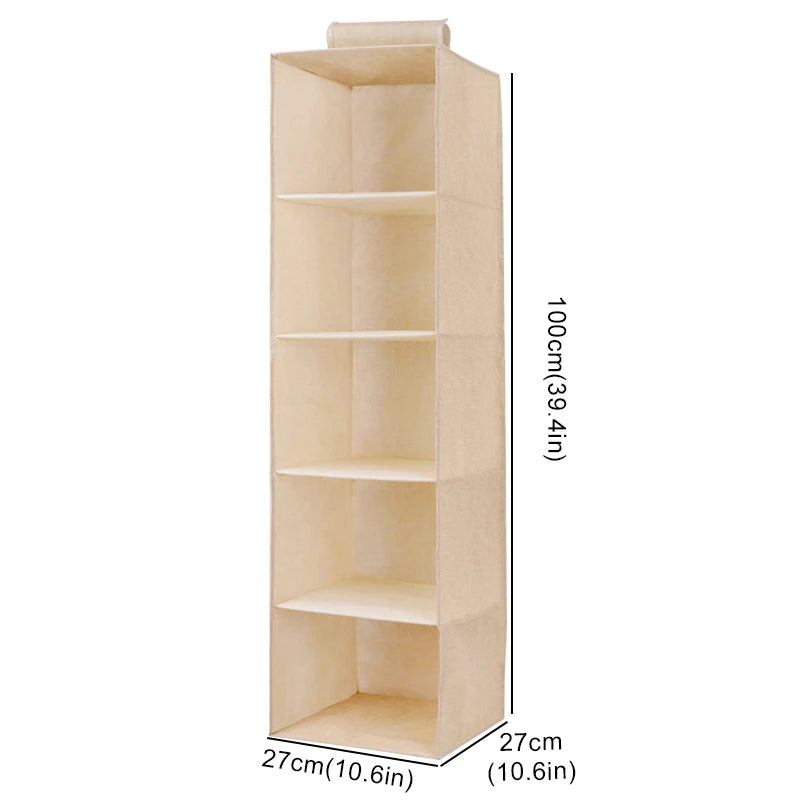 New creative household clothes hanging drawer box underwear finishing storage Collapsible Storage Shelves Closet Organizer