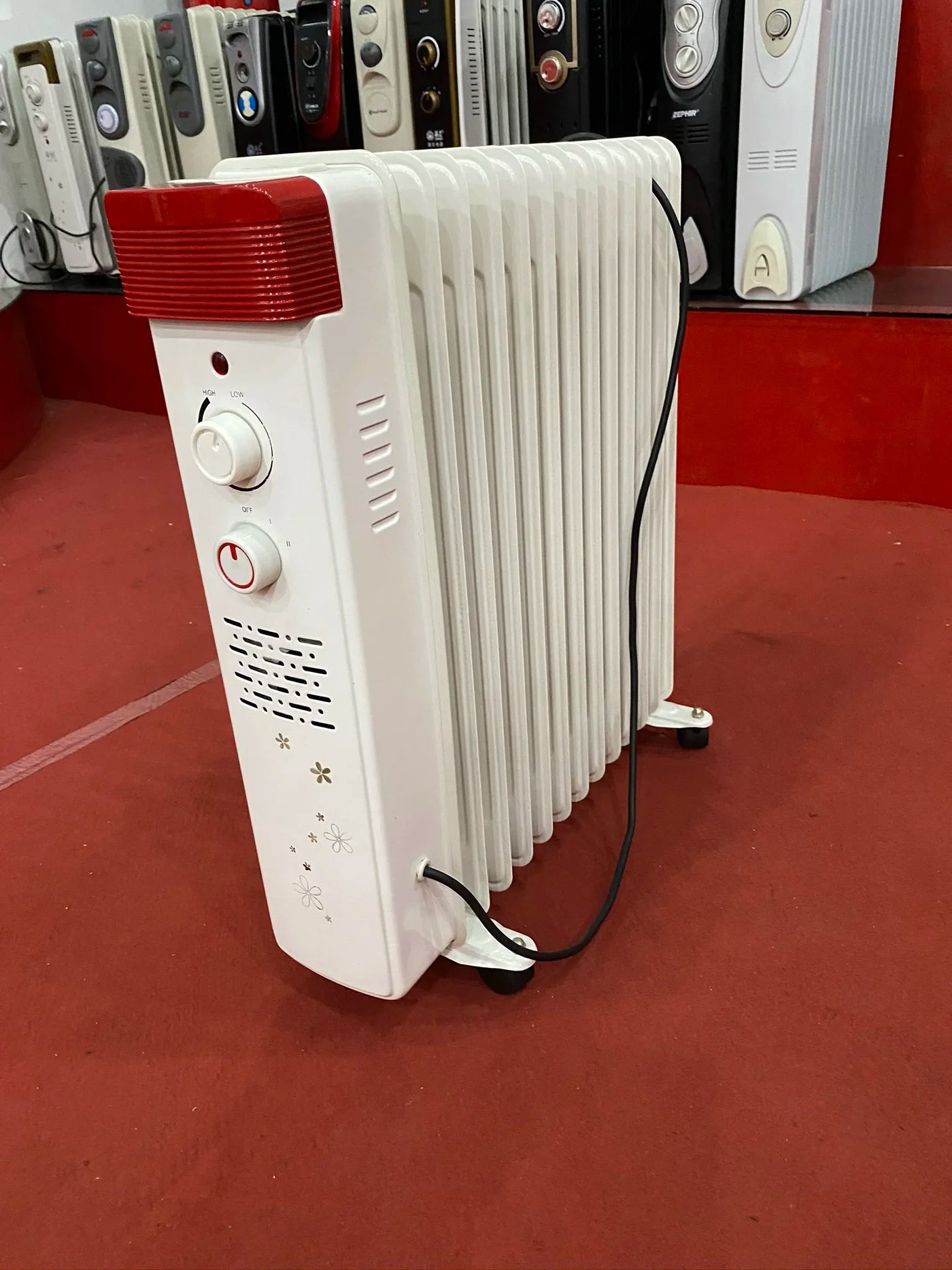 oil filled radiator heater  2500W heater  electric room heater with timer