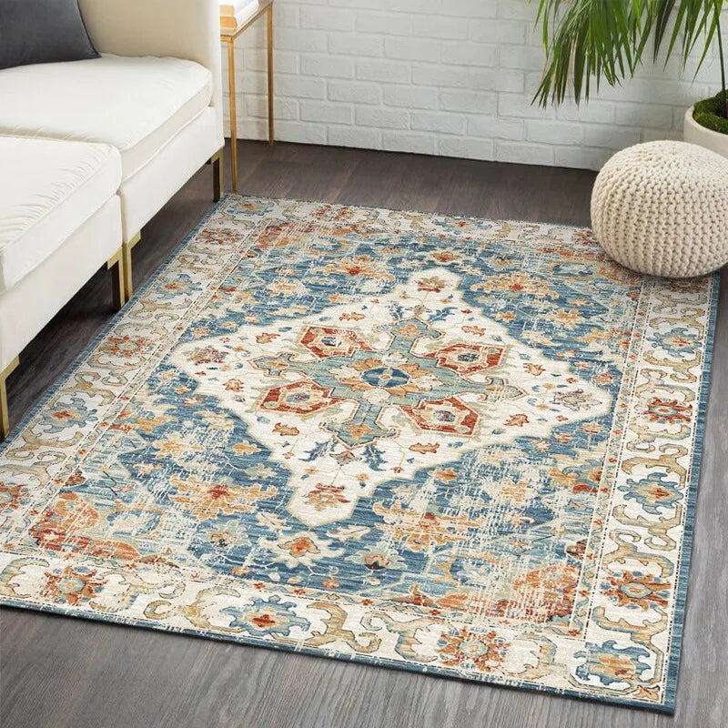 Crystal Velvet Bohemian Carpet Decoration Carpet European Rug Living Room Minimalist Carpet Large Area Non-Slip Mat Lounge Rug