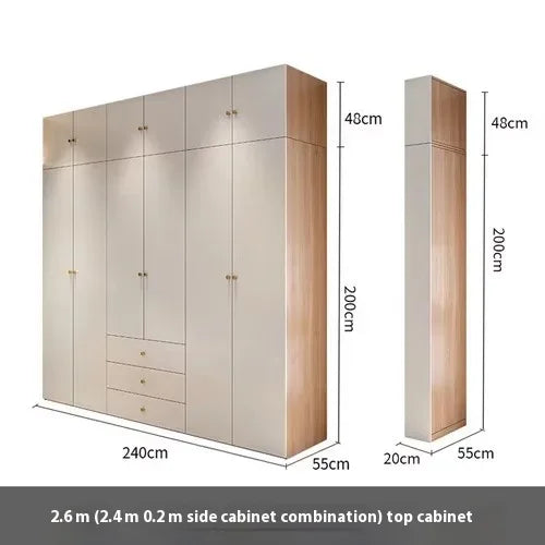 Bedroom European New Wardrobe Luxury Modern Luxury Large Clothes Storage Wardrobe Portable Nordic Guarda Roupa Unique Furniture