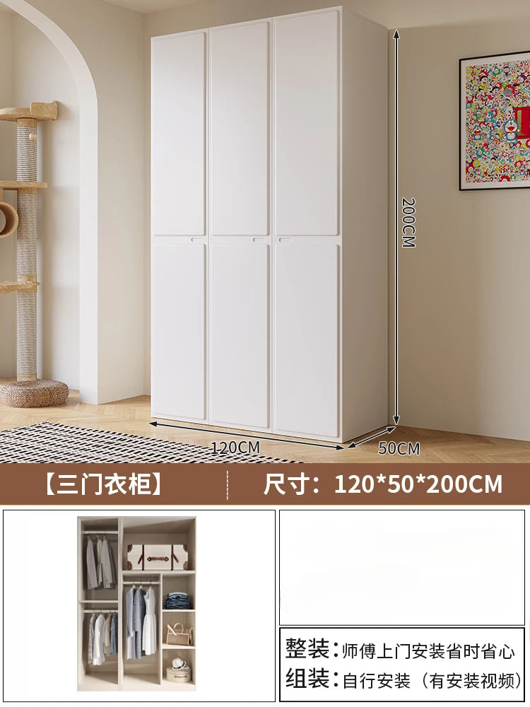 Modern Manmade Board Organizer Wardrobe Storage Minimalist Wardrobe Open Closets Bedroom Shelves Guarda Roupa Bedroom Furniture