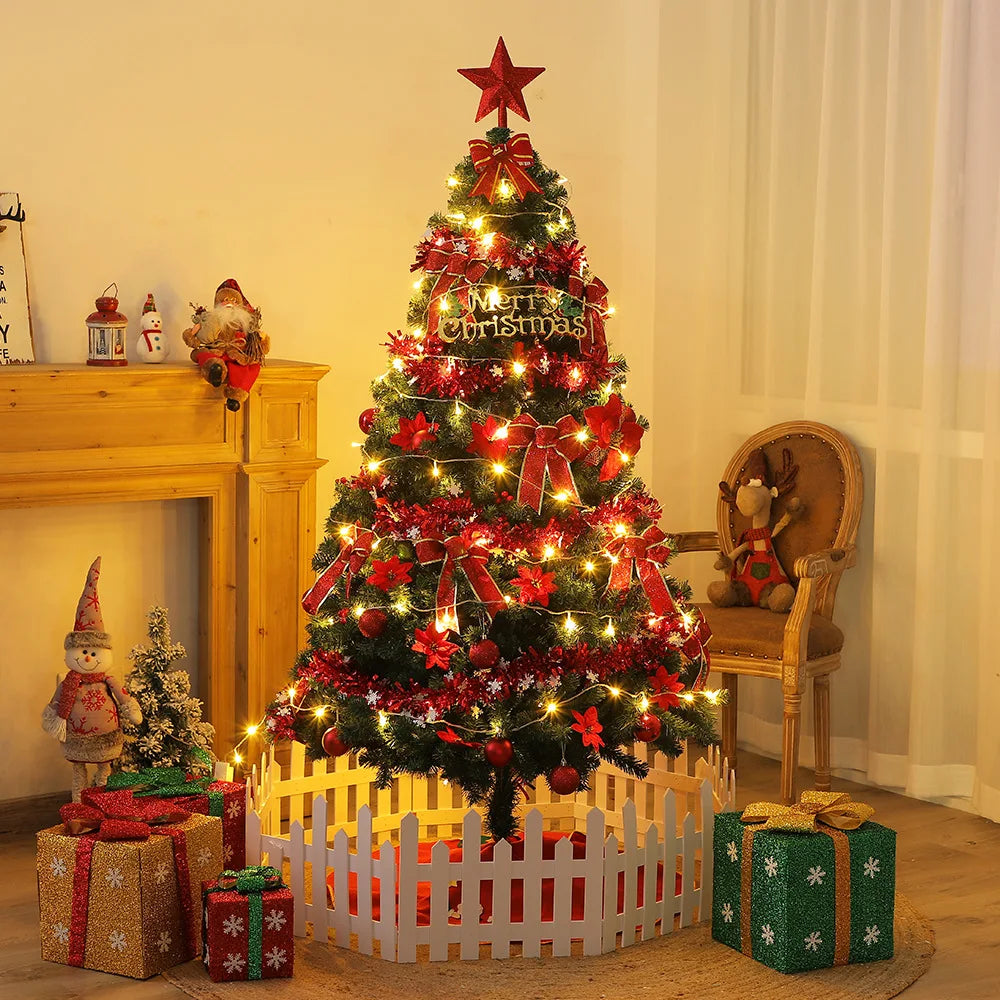 Large Artificial Christmas Tree 240cm/210cm/180cm/150cm PVC Xmas Tree