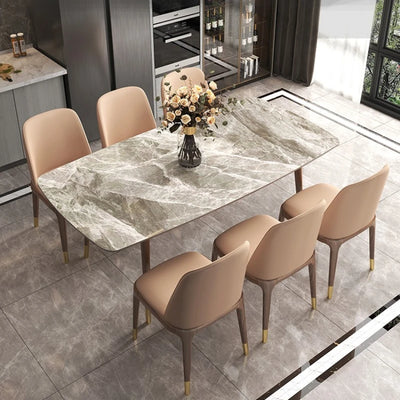 Italian Design Dining Table Light Luxury Modern Kitchen Dining Table Restaurant Center Mesas De Comedor Home Furniture