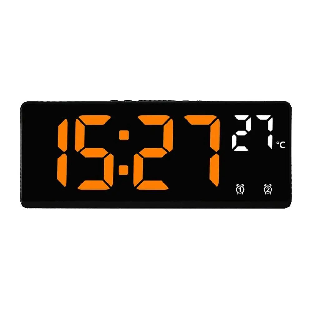 Durable Multi-functional Electronic Clock Temperature Date Home Digital LED Clocks Backlight Voice Control Display Table Clock