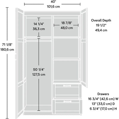 Miscellaneous Wardrobe/Storage Pantry Cabinet