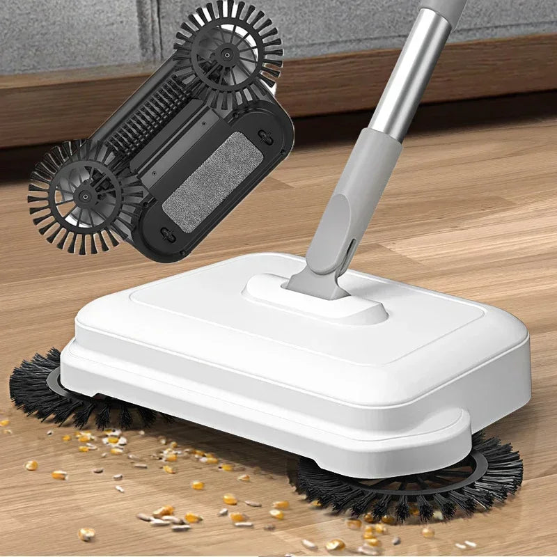 Sweeper Magic Broom Dustpan Set Hand Push Cleaning Machine Floor Vacuum Cleaner Household Lazy All-in-one Sweeping Tools