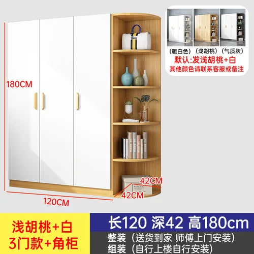 Luxury White Wardrobes Storage Hanging Room Organization Wardrobe Bedroom Wooden Ropero Armable De Ropa Home Furniture