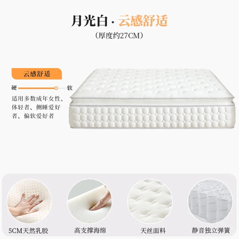 Latex Queen Size Mattress Soft Double King Luxury Designer Mattress Memory Foam Matelas Lit 2 Personnes Bedroom Furniture