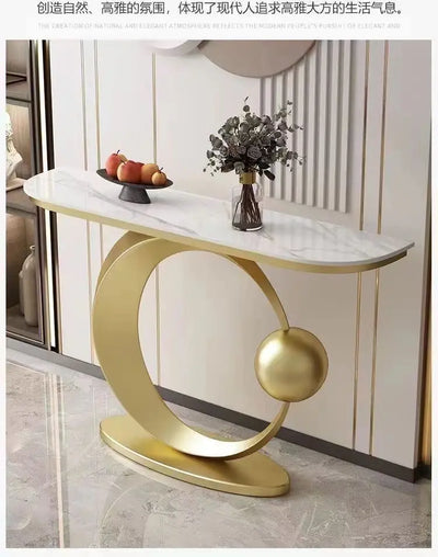 Glamour Nordic Corner Table Modern Elegant Delicacy Luxury Entryways Table Unique Simple Tavolo Salotto Hallway Table Furniture