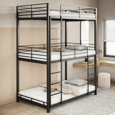 Three person rack bed with upper and lower bunks, adult iron children, students, upper and lower bunks, employee