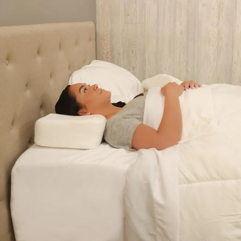 Cervical Orthopedic Foam Pillow – Back and Side Sleeping, Firm - Large