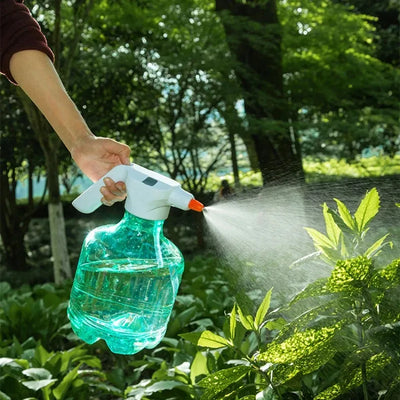 Electric Watering Kettle 3L Two Spray Modes/C-Interface Charging Adjustable Sprinkler Cleaning Disinfecting Sprayer Gardening