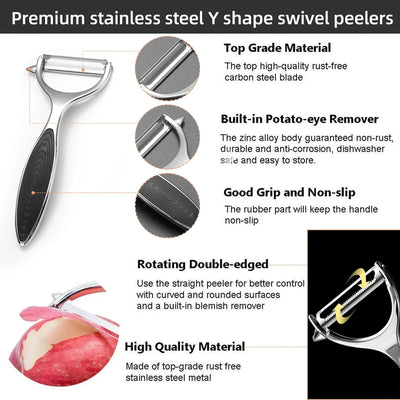 Stainless Steel Peeler Useful Things for Kitchen Acceesories Zinc Alloy Blade Gadget Potato Household Kitchen Tools Grater Items